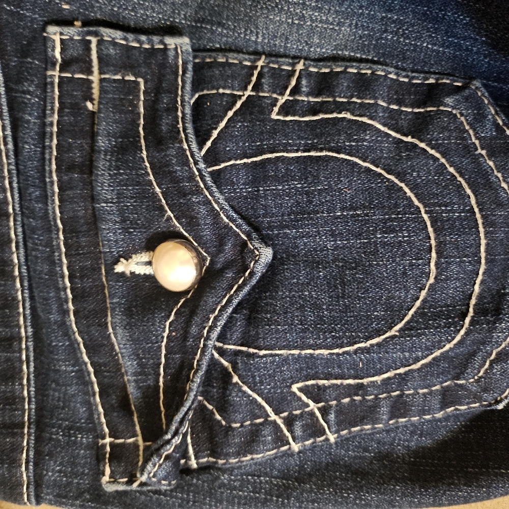 Women's True Religion Blue Jeans - Picture 5 of 8